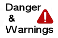 Moe and Newborough Danger and Warnings